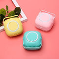Body Scrubber with Soap Dispenser Brush, Silicone Exfoliating Brushes pack of 2 (random color)