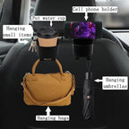 3 in 1 Multi-Functional Hook - Car Seat Headrest Cup Holder & Organizer, 2 PCS