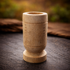 4 inch Wooden Tumbler Glass  Pack of 2