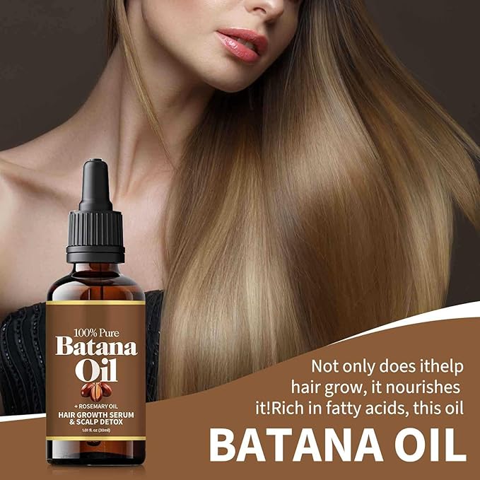 Batana Oil with Rosemary for Hair Growth 30ml each pack of 2