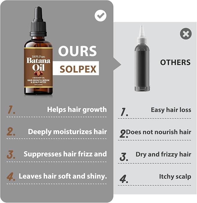 Batana Oil with Rosemary for Hair Growth 30ml each pack of 2