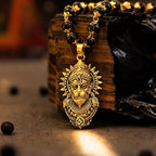 BharatYug Bajrangbali Karungali Necklace with  beads