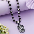 BhartYug Karanguli Mala Metal Cap with Mahakal Pendent With Certification