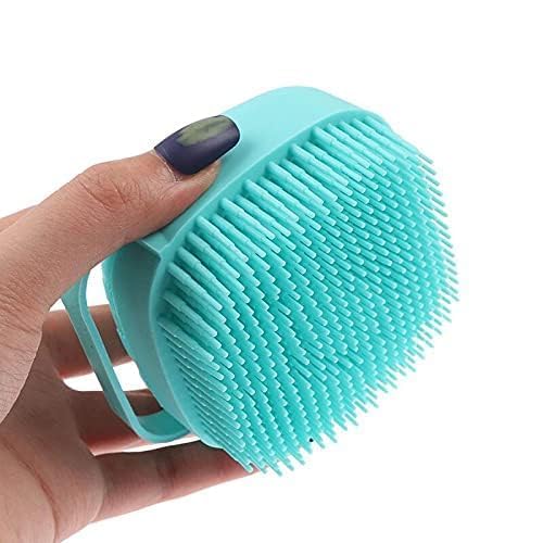 Body Scrubber with Soap Dispenser Brush, Silicone Exfoliating Brushes pack of 2 (random color)