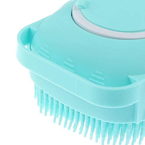 Body Scrubber with Soap Dispenser Brush, Silicone Exfoliating Brushes pack of 2 (random color)