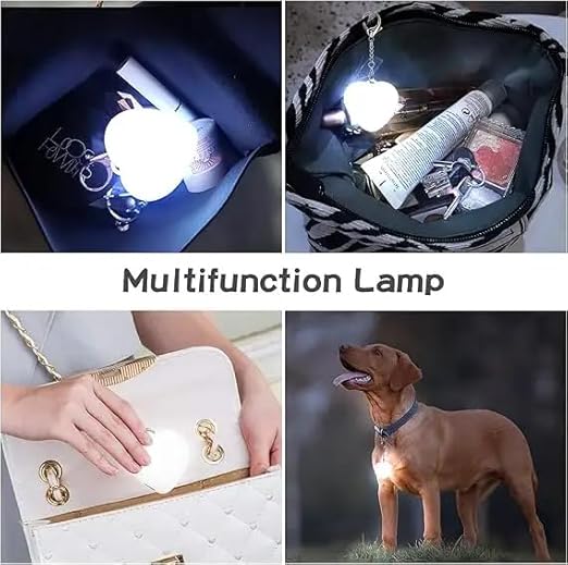 Heart Shaped Touch Sensor Purse Lights keychain