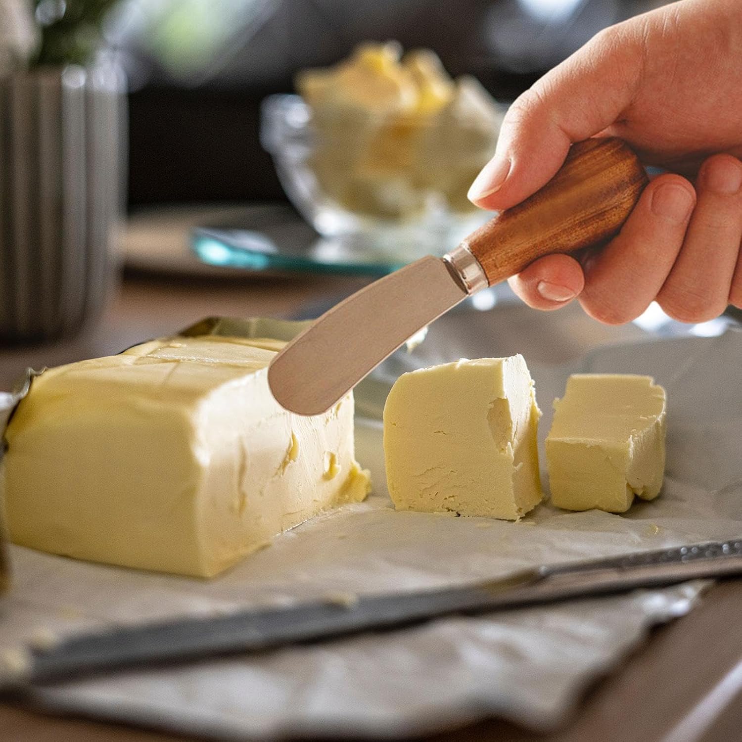 Mini Wooden Handle Butter Knife(pack of 2)