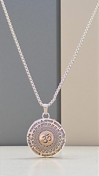 Om Symbol Pendant  with chain