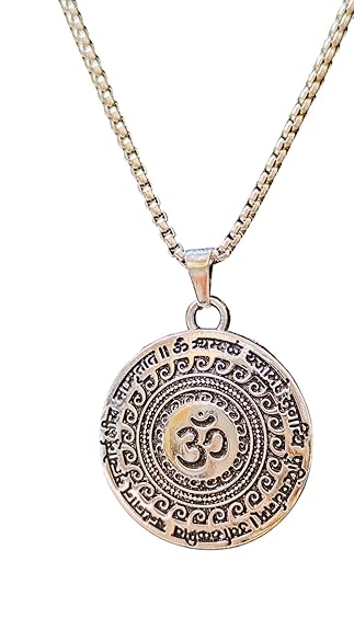 Om Symbol Pendant  with chain