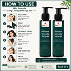 Red Apple Mild Formula Long Lasting Hair Dye Set 100ml pack of 2