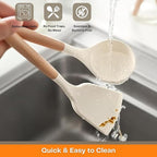 Silicone Spatula Set Non-Stick Heat-Resistant Spatulas With Wooden Handle (PACK OF 3)